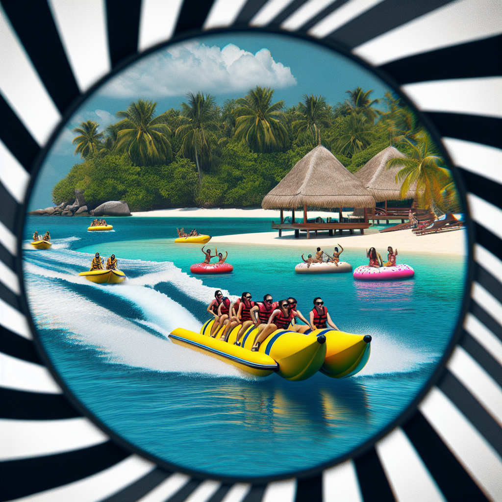 Donut and Banana Boat Rides Around Sheikh Island